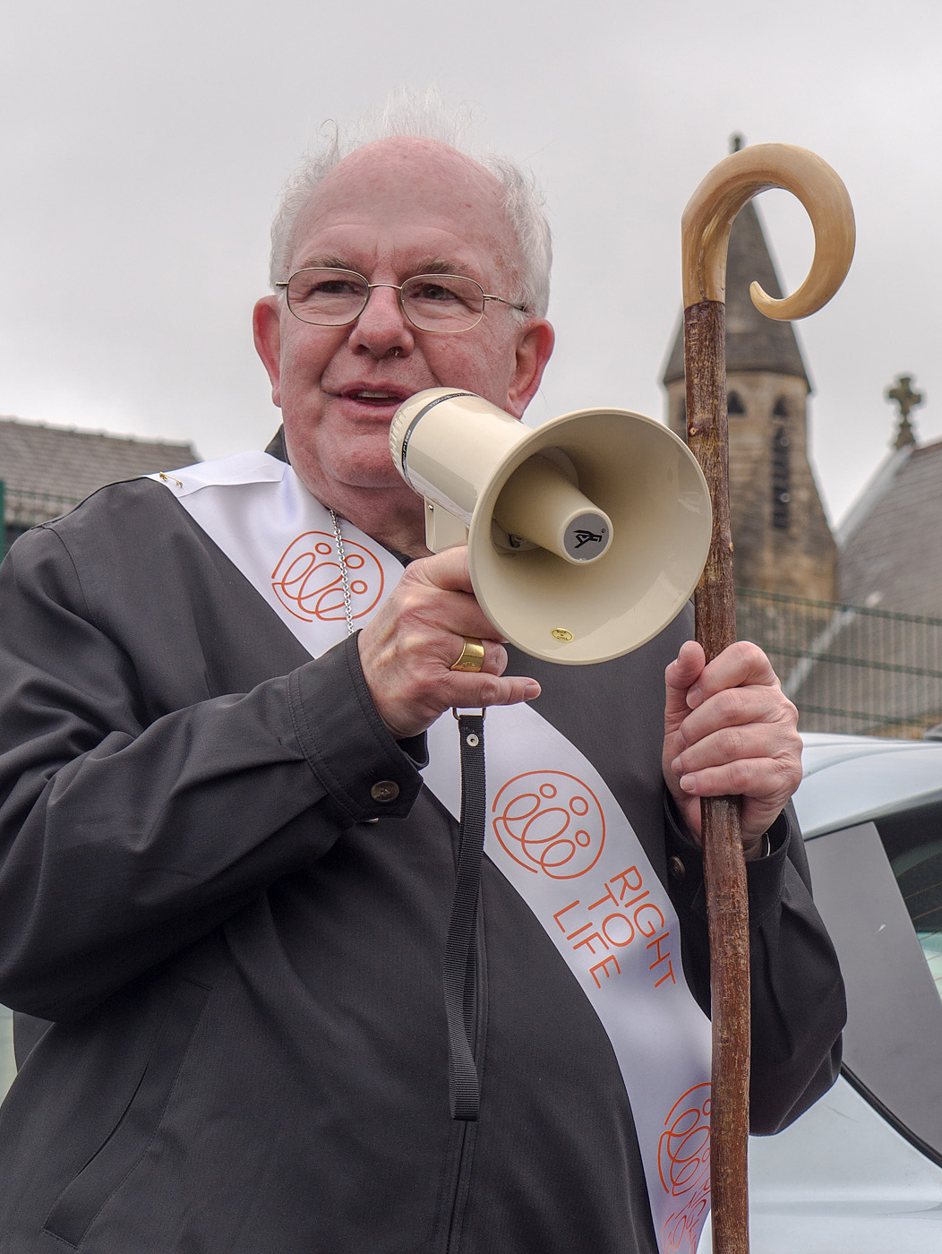 Archbishop Patrick Kelly - Liverpool's Archbishop Emeritus - tells the walkers to be consistently pro life, upholding the value and dignity of every life at every stage.