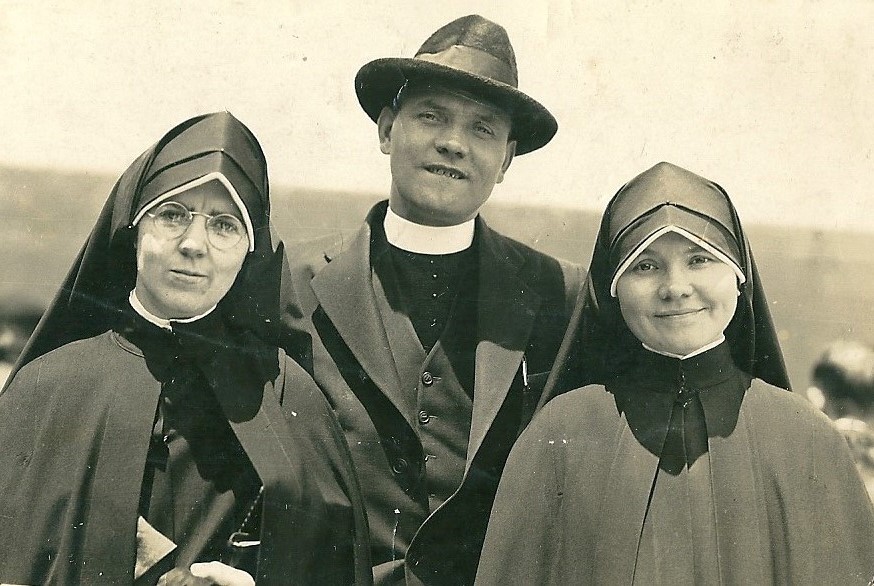 1939 Fr.Patrick Malone and his sister (mum's cousins)
