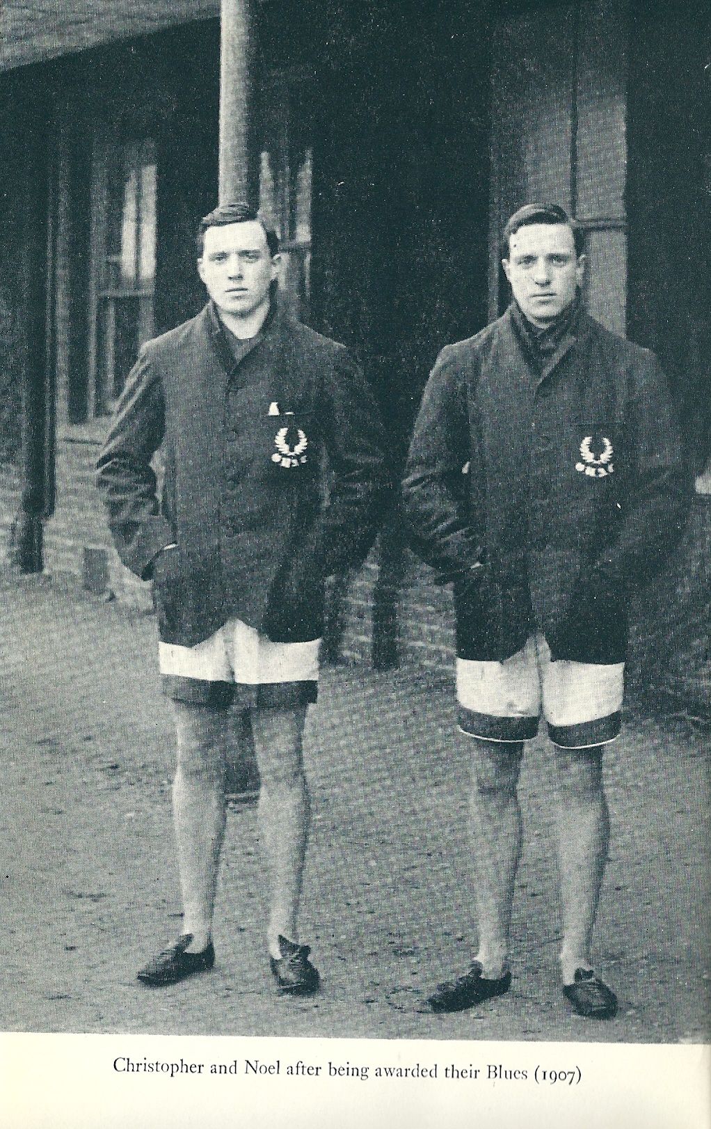 Noel Chavasse and his twin brother, Christopher.