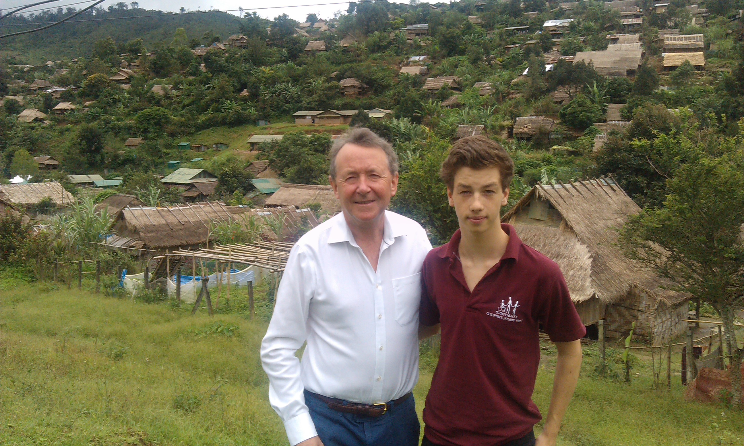 At Um Pieum Karen Refugee Camp with James Alton