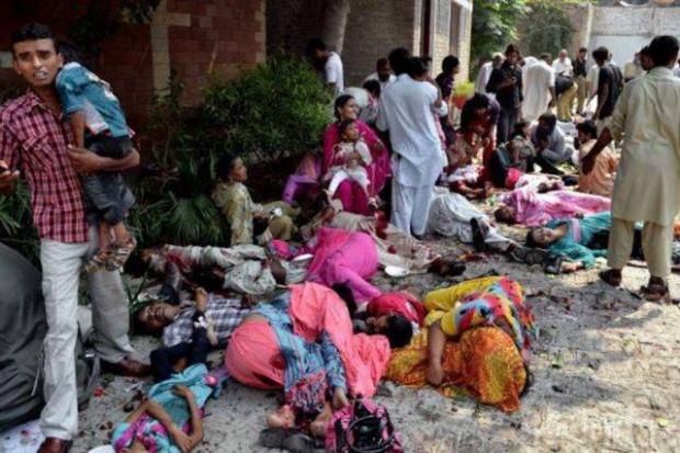 78 killed at Pakistan's Anglican Church of All Saints Peshawar in a Taliban attack 