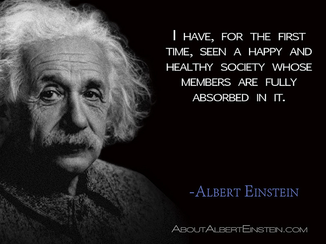 Einstein healthy society