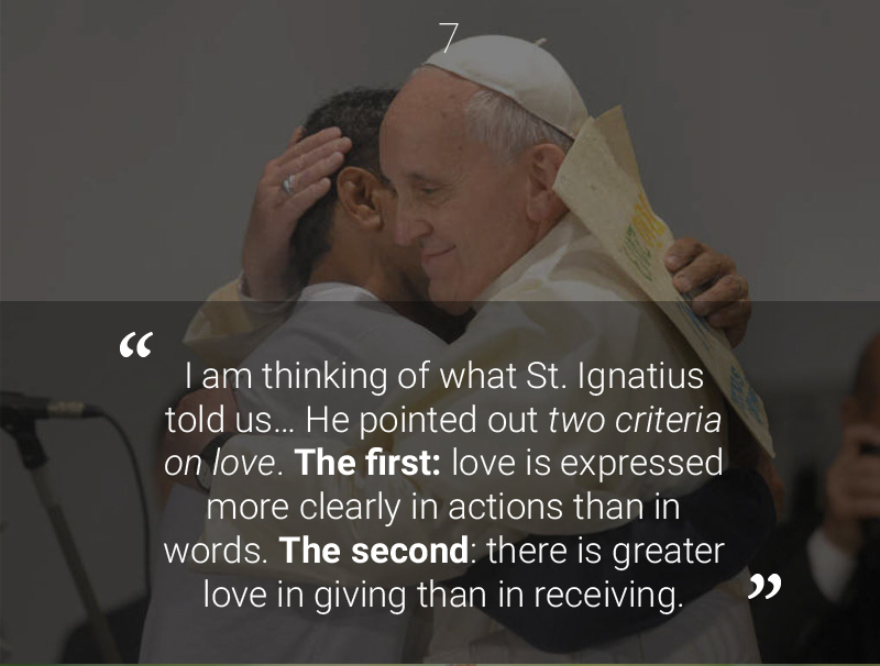Pope Francis and St.Ignatius