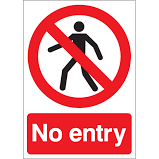 no entry