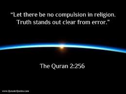 Quran no compulsion in religion