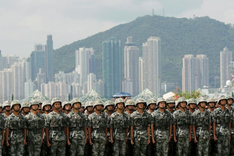 hong kong army presence